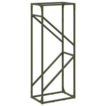 vidaXL Ράφι για καυσόξυλα 40x25x100 εκ. Ατσάλι ψυχρής έλασης
