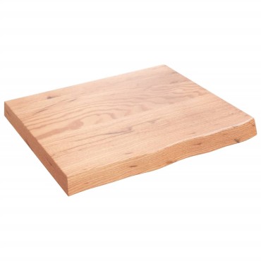 vidaXL Πάγκος Μπάνιου Αν. Καφέ 60x50x(2-6) εκ. Επεξεργ. Μασίφ Ξύλο
