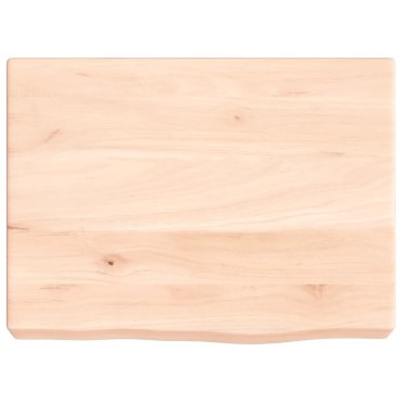 vidaXL Πάγκος Μπάνιου 40x30x(2-6) εκ. από Ακατέργαστο Μασίφ Ξύλο