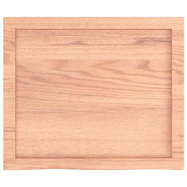 vidaXL Επιφ Τραπεζιού Αν Καφέ 60x50x(2-6)cm Επεξ. Μασίφ Ξύλο Δρυός 1 τεμ.
