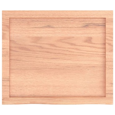vidaXL Πάγκος Μπάνιου Αν. Καφέ 60x50x(2-4) εκ. Επεξεργ. Μασίφ Ξύλο