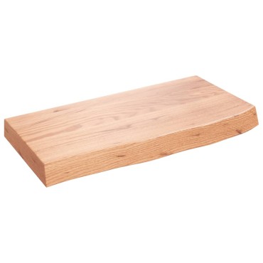 vidaXL Πάγκος Μπάνιου Αν. Καφέ 60x30x(2-6) εκ. Επεξεργ. Μασίφ Ξύλο