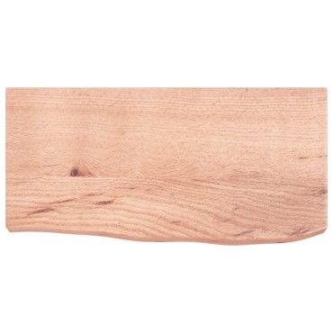 vidaXL Πάγκος Μπάνιου Αν. Καφέ 60x30x(2-6) εκ. Επεξεργ. Μασίφ Ξύλο