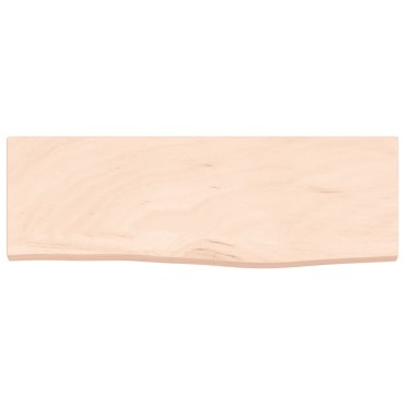 vidaXL Ράφι Τοίχου 60x20x2cm από Ακατέργαστο Μασίφ Ξύλο Δρυός 1 τεμ.