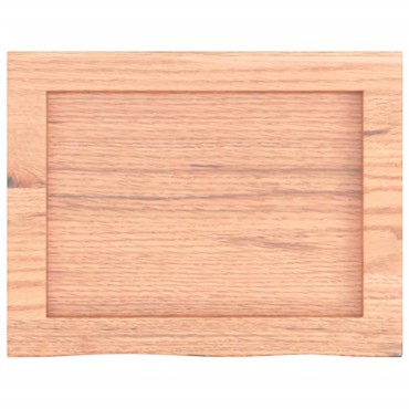 vidaXL Πάγκος Μπάνιου Αν. Καφέ 40x30x(2-4) εκ. Επεξεργ. Μασίφ Ξύλο