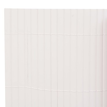vidaXL Περίφραξη Κήπου Διπλής Όψης Λευκή 90x300cm