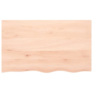 vidaXL Ράφι Τοίχου 100x60x2cm από Ακατέργαστο Μασίφ Ξύλο Δρυός 1 τεμ.