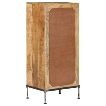 vidaXL Συρταριέρα 45x35x106cm από Μασίφ Ξύλο Μάνγκο 1 τεμ.