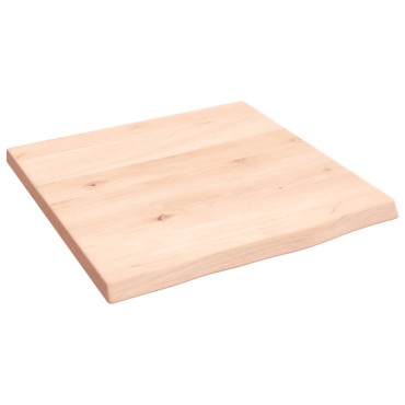 vidaXL Ράφι Τοίχου 40x40x2cm από Ακατέργαστο Μασίφ Ξύλο Δρυός 1 τεμ.