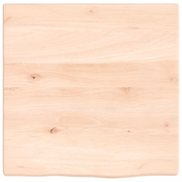 vidaXL Ράφι Τοίχου 40x40x2cm από Ακατέργαστο Μασίφ Ξύλο Δρυός 1 τεμ.