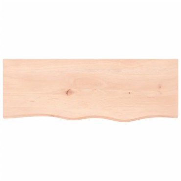 vidaXL Ράφι Τοίχου 80x30x2cm από Ακατέργαστο Μασίφ Ξύλο Δρυός 1 τεμ.