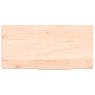 vidaXL Ράφι Τοίχου 40x20x2cm από Ακατέργαστο Μασίφ Ξύλο Δρυός 1 τεμ.