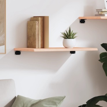 vidaXL Ράφι Τοίχου 60x40x2cm από Ακατέργαστο Μασίφ Ξύλο Δρυός 1 τεμ.