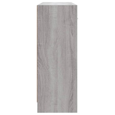 vidaXL Ντουλάπι Γκρι Sonoma 91x28x75cm από Επεξεργασμένο Ξύλο 1 τεμ.