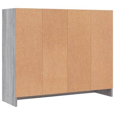 vidaXL Ντουλάπι Γκρι Sonoma 91x28x75cm από Επεξεργασμένο Ξύλο 1 τεμ.
