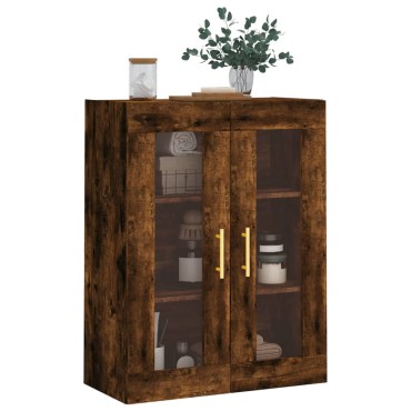 vidaXL Ντουλάπι Τοίχου Καπνιστή Δρυς 69,5x34x90cm 1 τεμ.