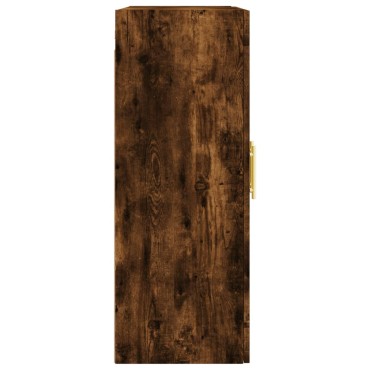 vidaXL Ντουλάπι Τοίχου Καπνιστή Δρυς 69,5x34x90cm 1 τεμ.