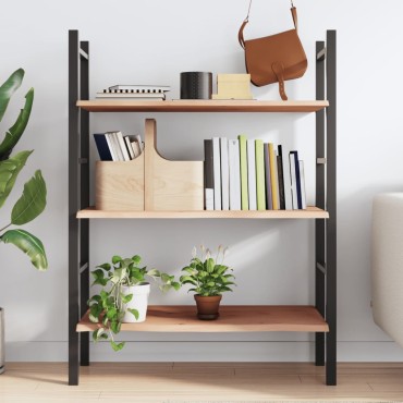vidaXL Ράφι Τοίχου 100x40x2cm από Ακατέργαστο Μασίφ Ξύλο Δρυός 1 τεμ.