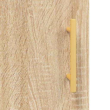 vidaXL Ντουλάπι Sonoma δρυς 69,5x34x180cm από Επεξεργασμένο Ξύλο 1 τεμ.
