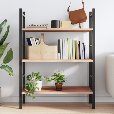 vidaXL Ράφι Τοίχου 80x40x2cm από Ακατέργαστο Μασίφ Ξύλο Δρυός 1 τεμ.