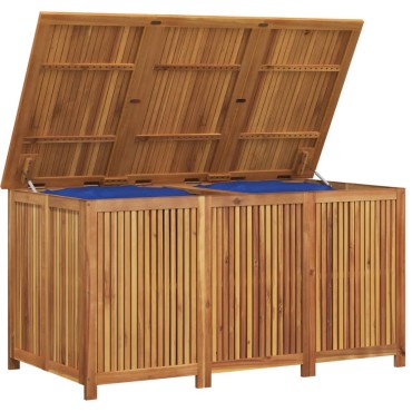 vidaXL Μπαούλο Αποθήκευσης Κήπου 150x80x75cm από Μασίφ Ξύλο Ακακίας 1 τεμ.