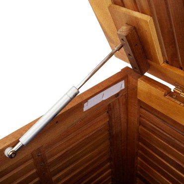 vidaXL Μπαούλο Αποθήκευσης Κήπου 150x80x75cm από Μασίφ Ξύλο Ακακίας 1 τεμ.