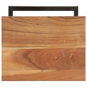 vidaXL Τραπέζια Βοηθητικά 2 τεμ. 31,5x24,5x64,5cm Μασίφ Ξύλο Ακακίας