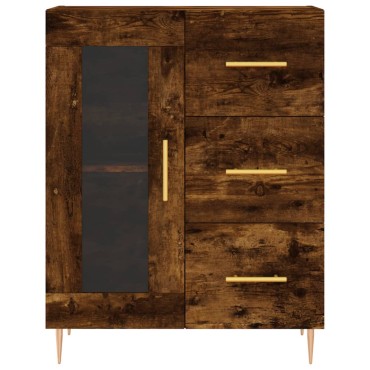 vidaXL Ντουλάπι Καπνιστή Δρυς 69,5x34x180cm από Επεξεργασμένο Ξύλο 1 τεμ.