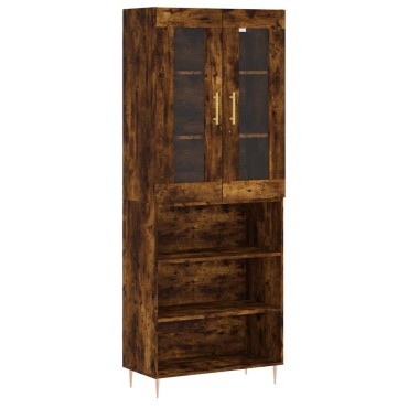 vidaXL Ντουλάπι Καπνιστή Δρυς 69,5x34x180cm από Επεξεργασμένο Ξύλο 1 τεμ.
