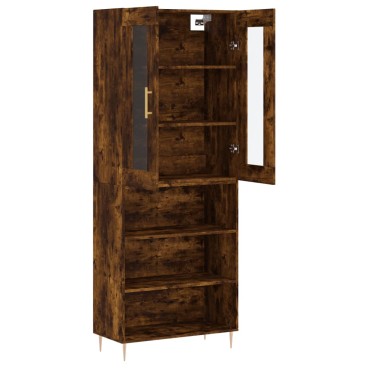 vidaXL Ντουλάπι Καπνιστή Δρυς 69,5x34x180cm από Επεξεργασμένο Ξύλο 1 τεμ.