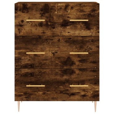 vidaXL Ντουλάπι Καπνιστή Δρυς 69,5x34x180cm από Επεξεργασμένο Ξύλο 1 τεμ.