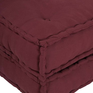 vidaXL Modular Pouffe Maroon 70x70x54 ύφασμα 70x70x54 cm