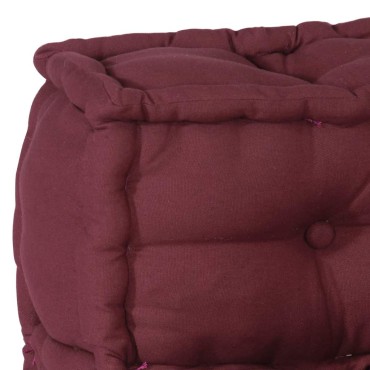 vidaXL Modular Pouffe Maroon 70x70x54 ύφασμα 70x70x54 cm
