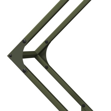 vidaXL Ράφι για καυσόξυλα 80x25x80 εκ. Ατσάλι ψυχρής έλασης