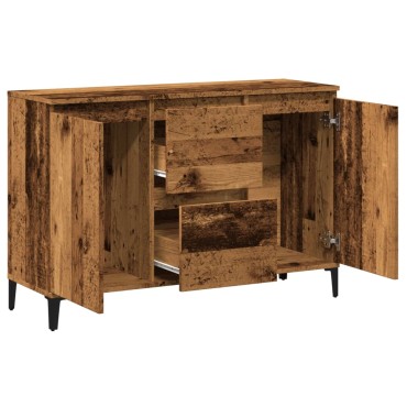 vidaXL Ραφιέρα Όψη Παλαιού Ξύλου 102x35x70cm Επεξεργασμένο Ξύλο 1 τεμ.