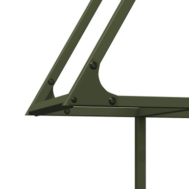 vidaXL Ράφι για καυσόξυλα 80x25x90 εκ. Ατσάλι ψυχρής έλασης