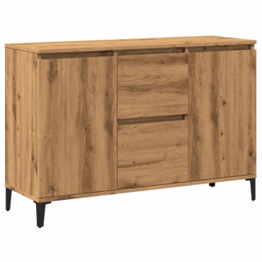 vidaXL Μπουφές Αρτισιανή Δρυς 102x35x70cm από Επεξεργασμένο Ξύλο 1 τεμ.