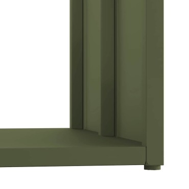 vidaXL Ράφι Καυσόξυλων 40x40x40 εκ. Χάλυβας ψυχρής έλασης