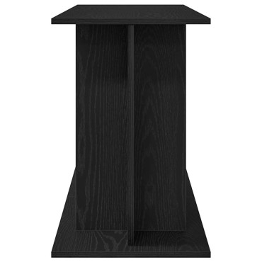 vidaXL Βάση Ενυδρείου Μαύρη Δρυς 120x40x60 εκ. από Επεξεργασμένο Ξύλο