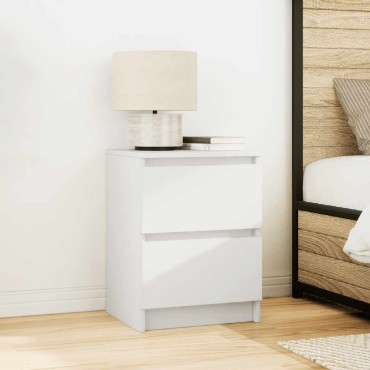 vidaXL Έπιπλο Τηλεόρασης Λευκό 40x35x54cm από Επεξεργ. Ξύλο