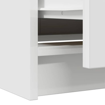 vidaXL Έπιπλο Τηλεόρασης Λευκό 40x35x54cm από Επεξεργ. Ξύλο