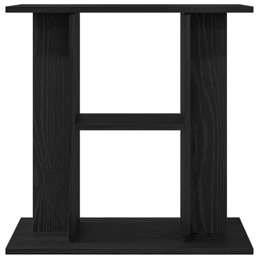 vidaXL Βάση Ενυδρείου Μαύρη Δρυς 60x30x60 εκ. από Επεξεργασμένο Ξύλο