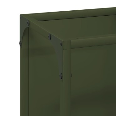 vidaXL Ράφι για καυσόξυλα 25x25x100 εκ. Ατσάλι ψυχρής έλασης