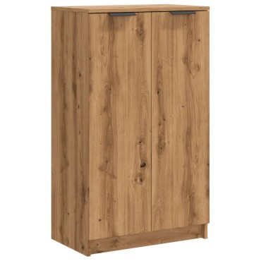 vidaXL Παπουτσοθήκη Αρτισιανή Δρυς 59x35x100,5cm Επεξ. Ξύλο 1 τεμ.