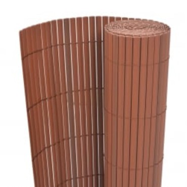 vidaXL Περίφραξη Κήπου Διπλής Όψης Καφέ 110x300cm