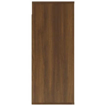 vidaXL Ντουλάπι Τοίχου Καφέ Δρυς 80x33x80cm Επεξεργασμένο Ξύλο 1 τεμ.