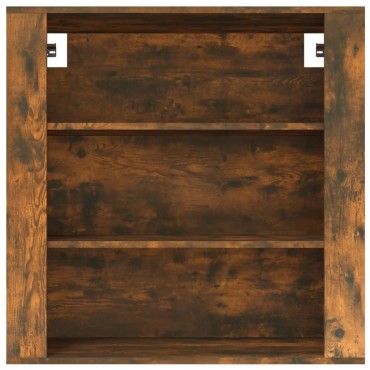 vidaXL Ντουλάπι Τοίχου Καπνιστή Δρυς 80x33x80cm Επεξεργασμένο Ξύλο 1 τεμ.
