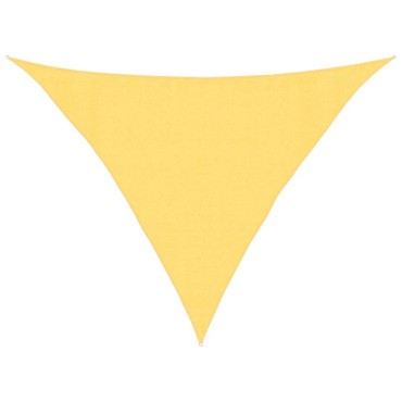 vidaXL Πανί Σκίασης Μπεζ 3,5 x 3,5 x 4,9 μ. από HDPE 160 γρ./μ²