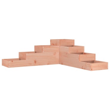 vidaXL Ζαρντινιέρα Κήπου 4 Επιπέδων 106x104,5x36 εκ Μασίφ Ψευδοτσούγκα