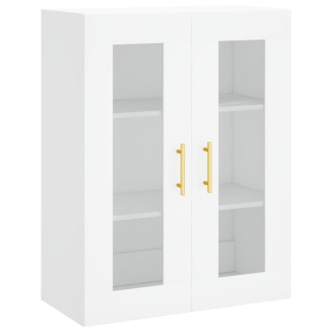 vidaXL Ντουλάπι Λευκό 69,5x34x180cm από Επεξεργασμένο Ξύλο 1 τεμ.